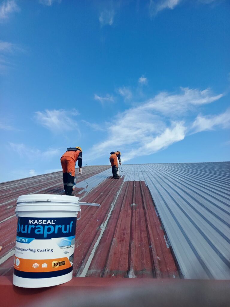Jual Durapruf Silicone Waterproofing terbaik untuk atap anti bocor